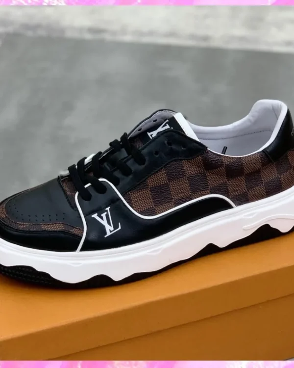 Checkered Monogram Sneakers