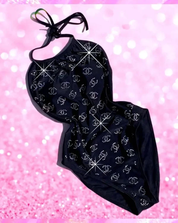 Crystal Bodysuit Swimsuit