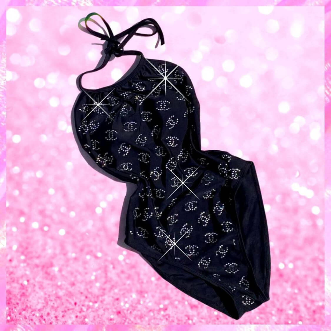 Crystal Bodysuit Swimsuit