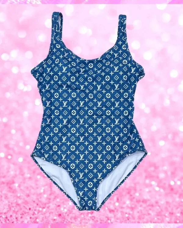 Forever Logo Monogram Swimsuit