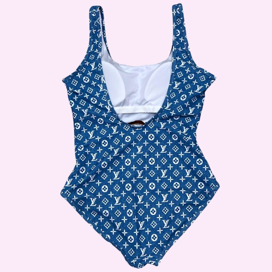 Forever Logo Monogram Swimsuit 