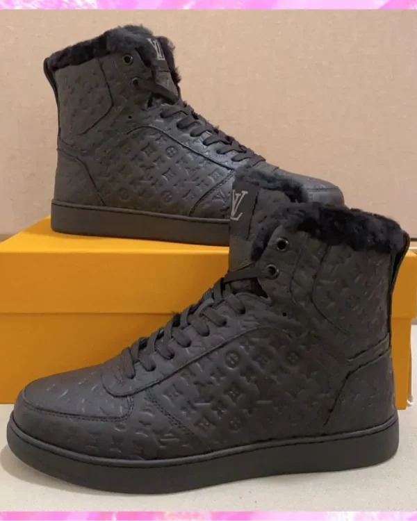 Fur Monogram Sneaker Boots