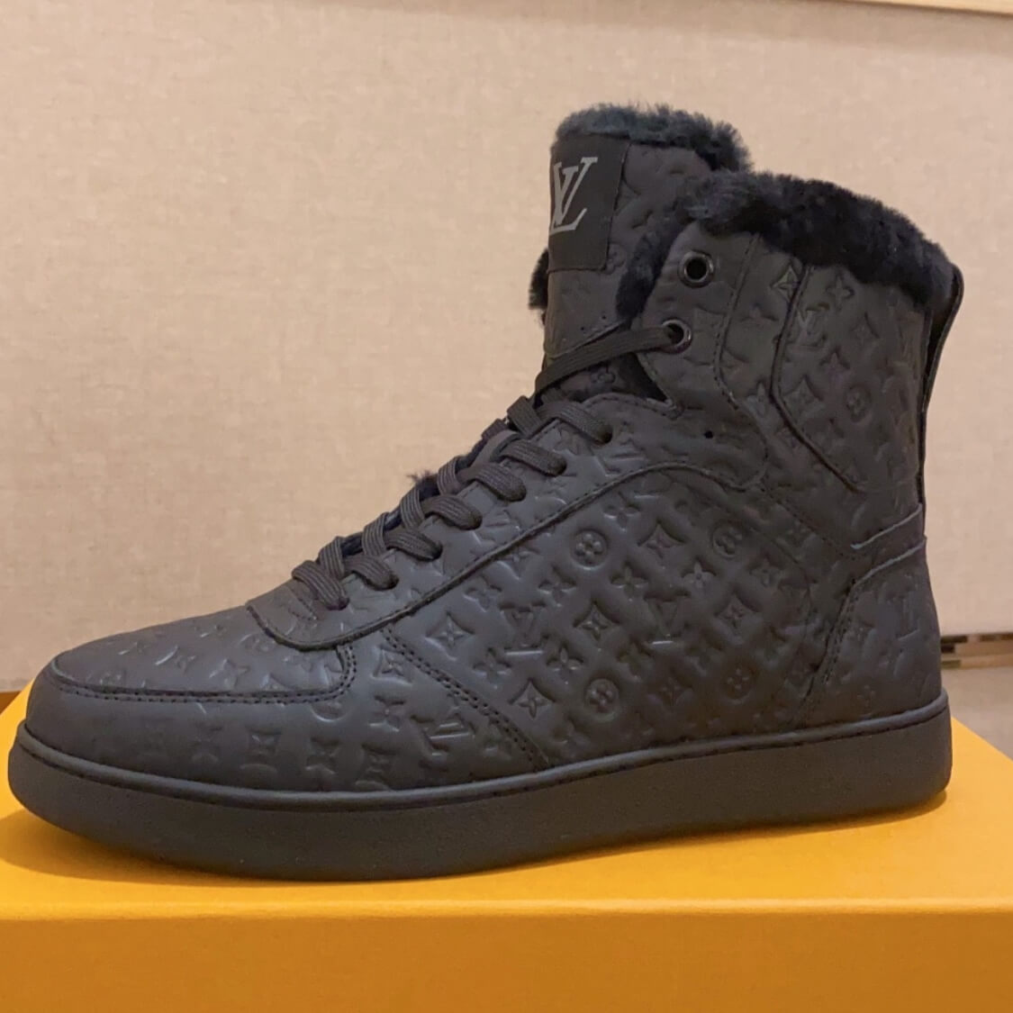 Fur Monogram Sneaker Boots 
