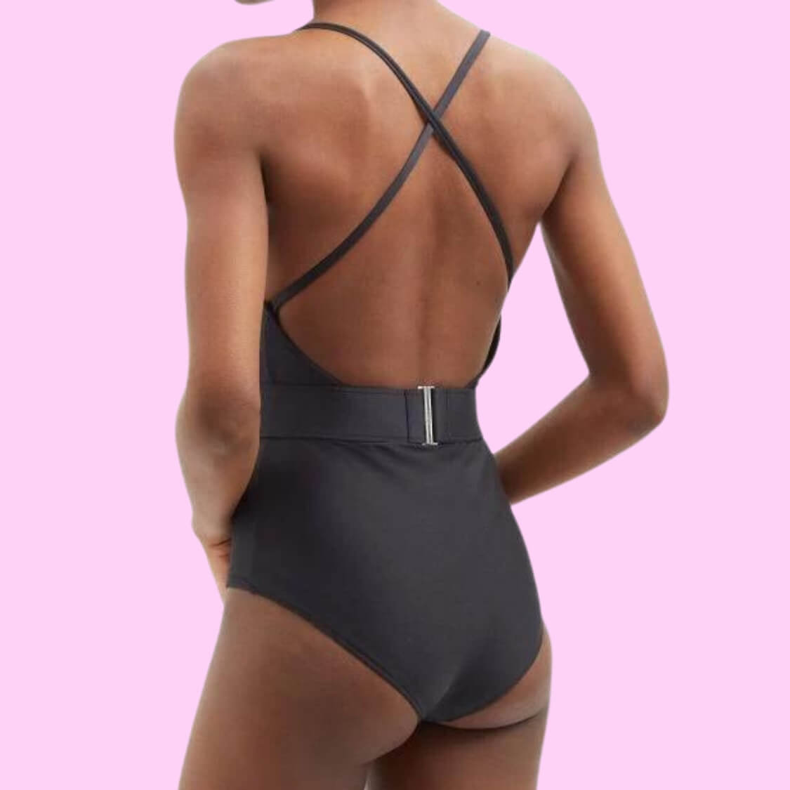 GG Belted Swimsuit 