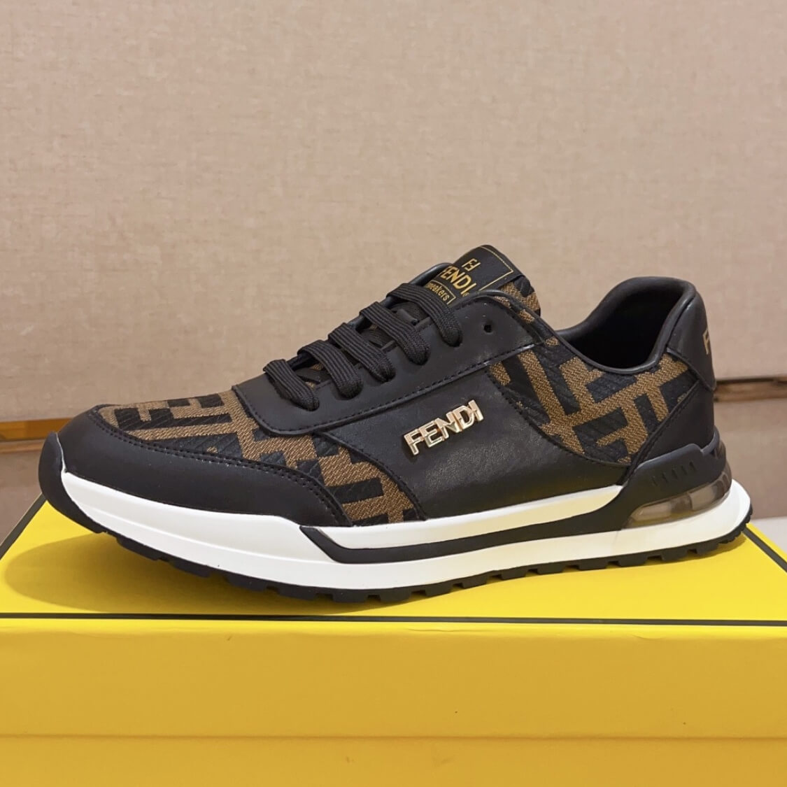 Gold Emblem Runner Sneakers 