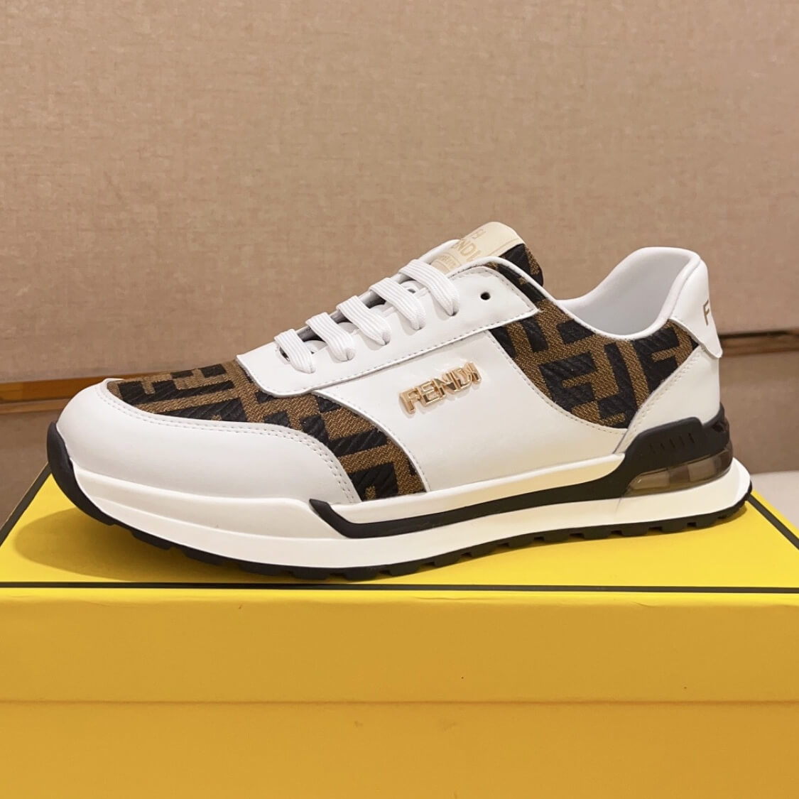 Gold Emblem Runner Sneakers 