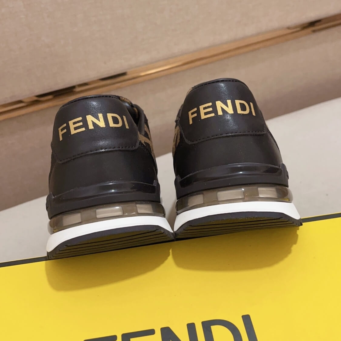 Gold Emblem Runner Sneakers 