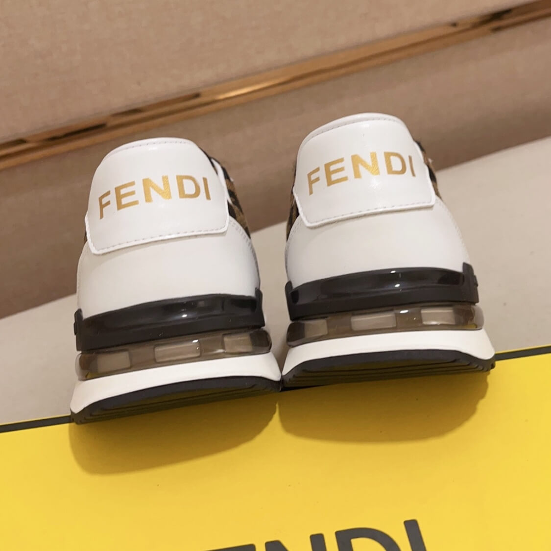 Gold Emblem Runner Sneakers 