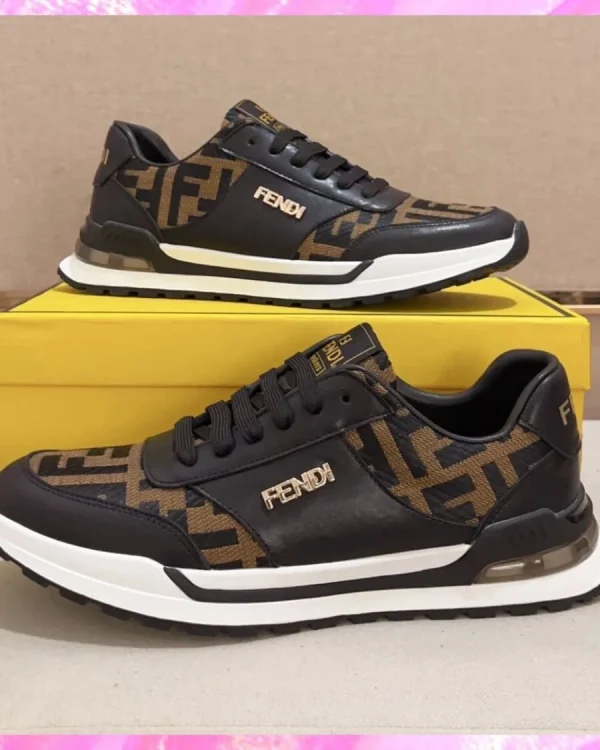 Gold Emblem Runner Sneakers