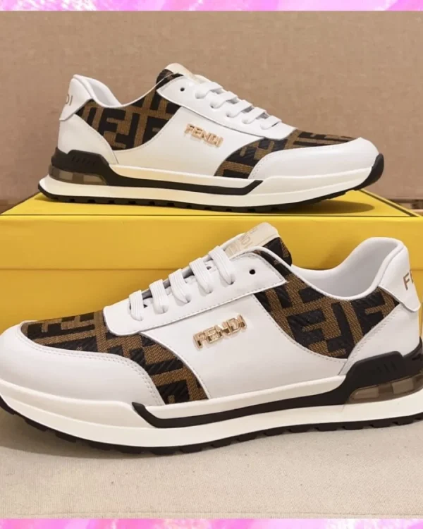 Gold Emblem Runner Sneakers