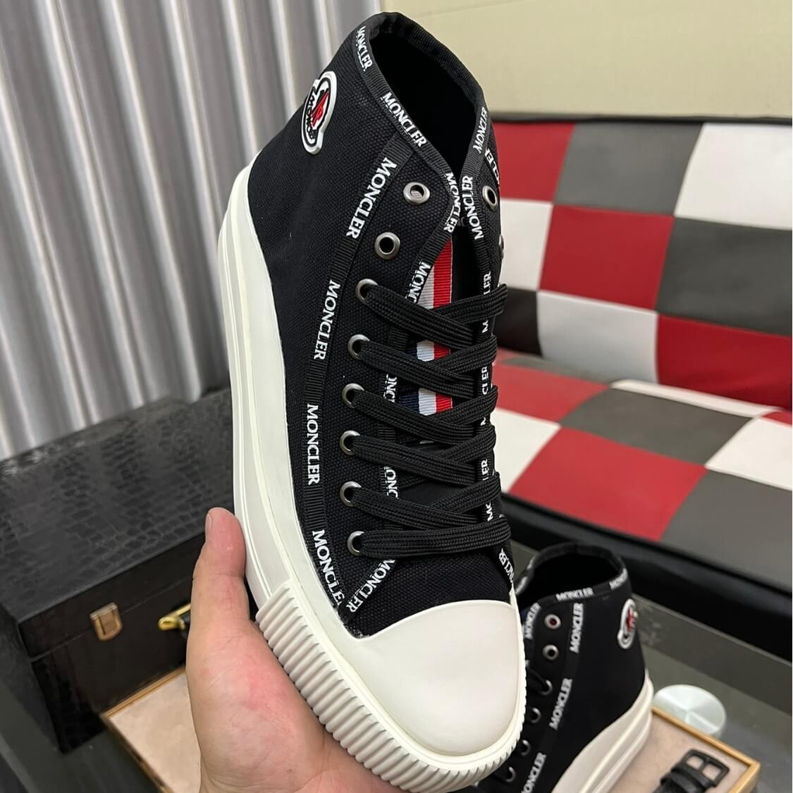 High Top Canvas Sneakers 