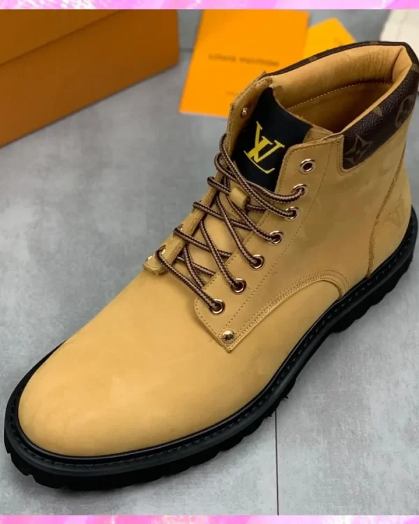 Leather Construction Boots