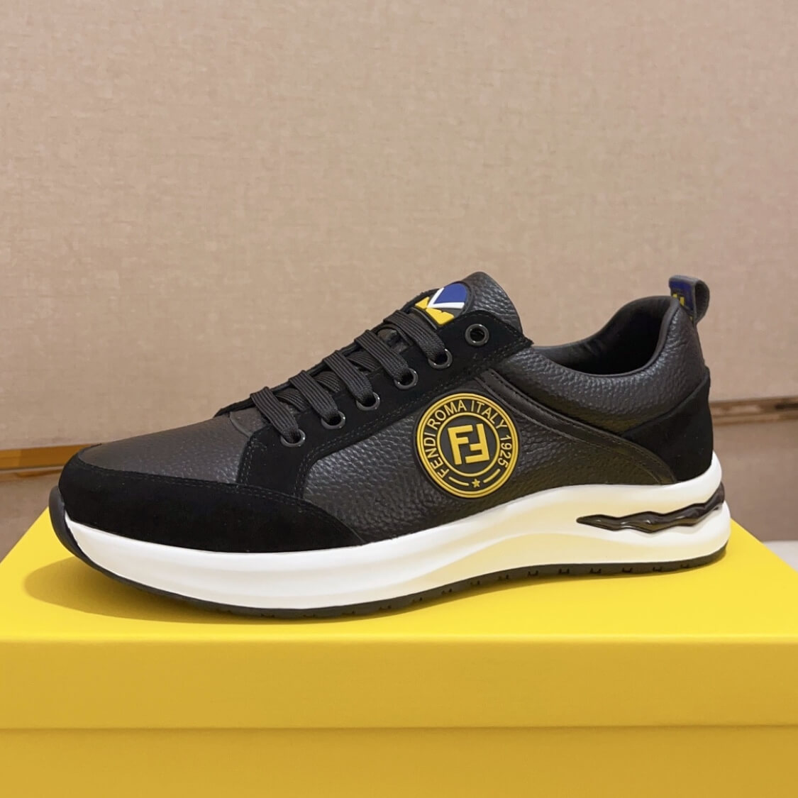 Leather Monogram Sneakers 