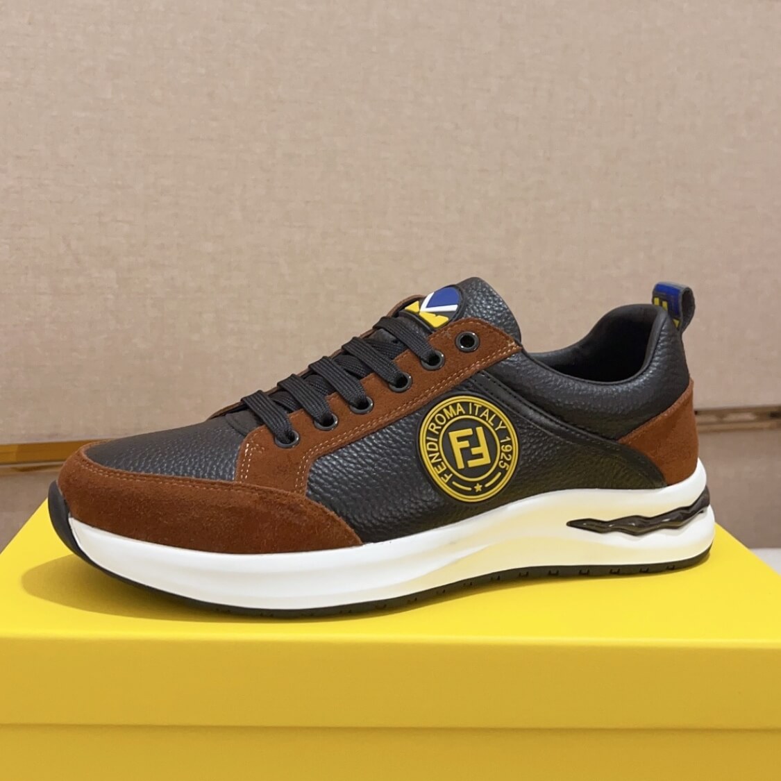 Leather Monogram Sneakers
