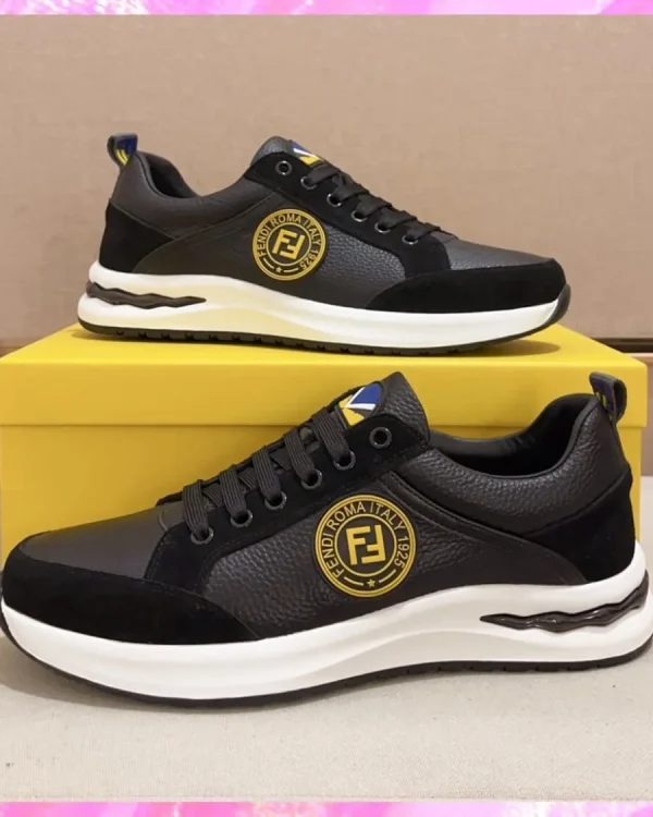 Leather Monogram Sneakers