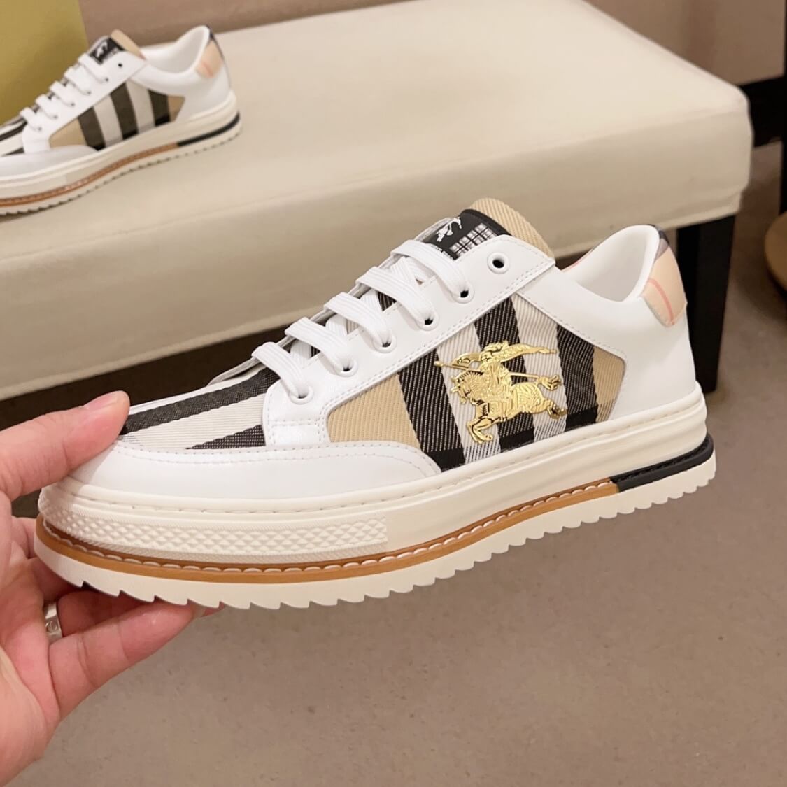 Logo Monogram Trainer Sneakers 