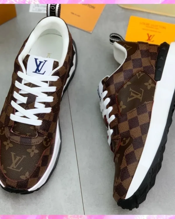 Monogram Checkered Sneakers
