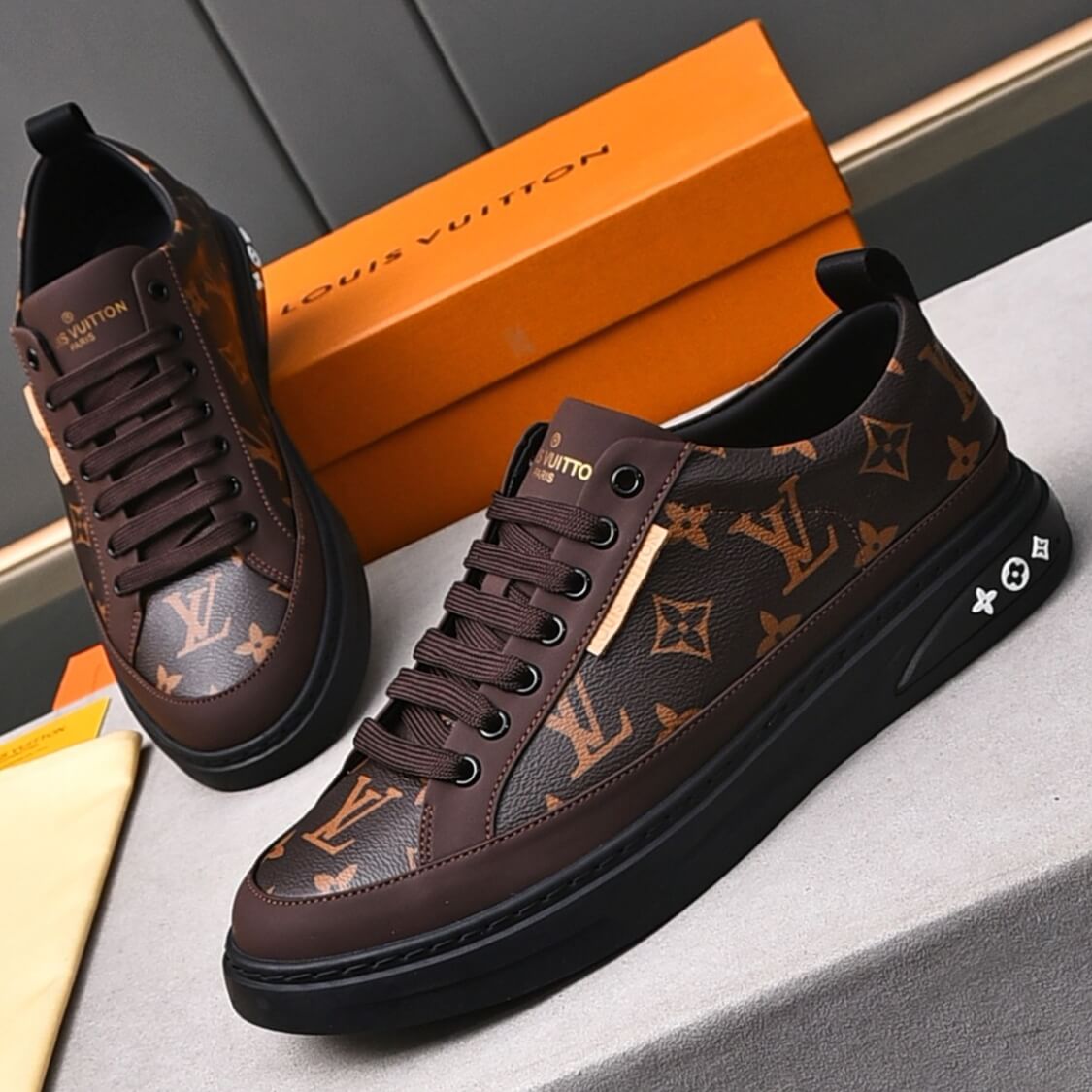 Monogram Logo Sneakers