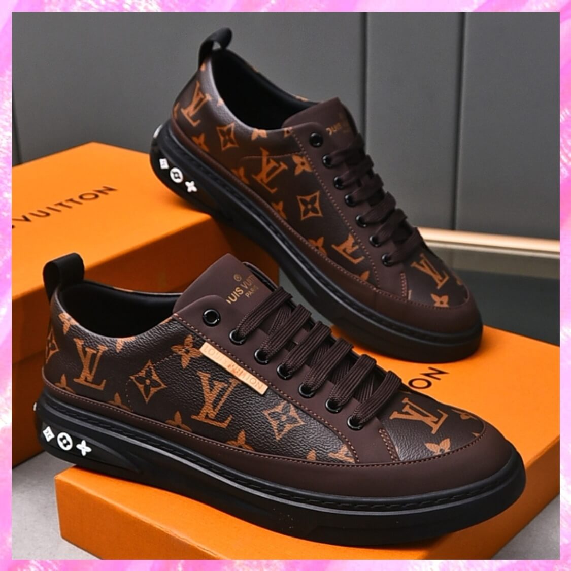 Monogram Logo Sneakers