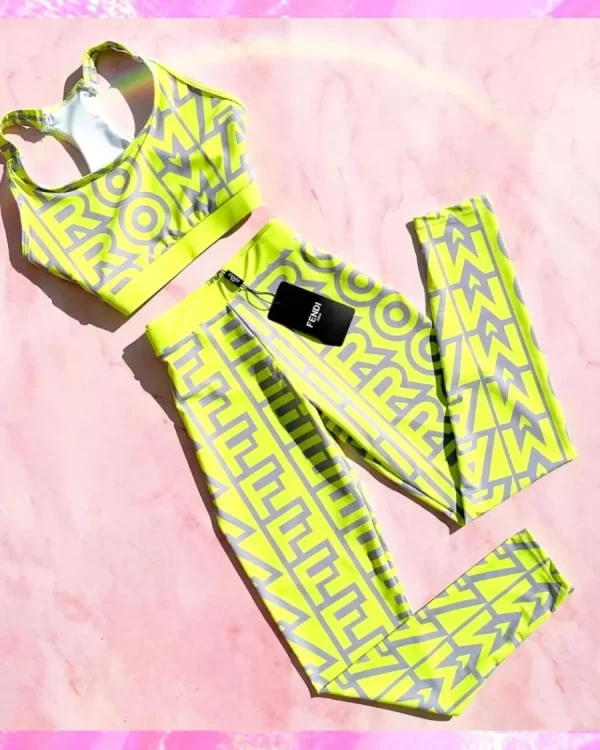 Monogram Yoga Set