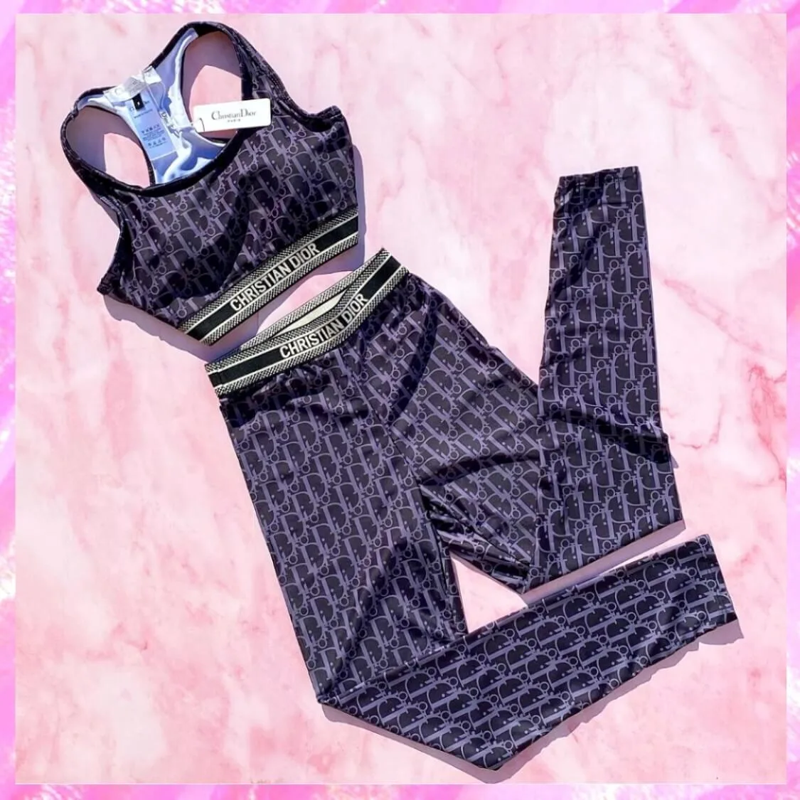 Monogram Dri Fit Yoga Set