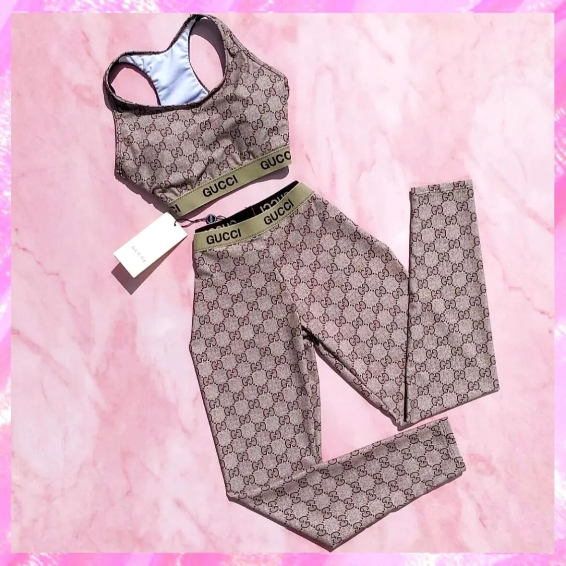 Monogram Dri Fit Yoga Set