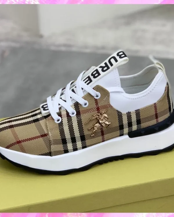 Plaid Check Low Top Sneakers