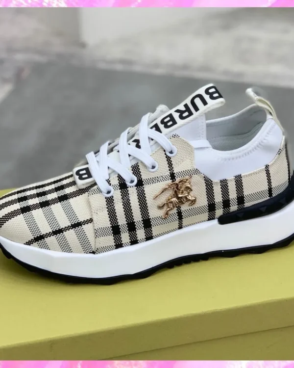 Plaid Check Low Top Sneakers