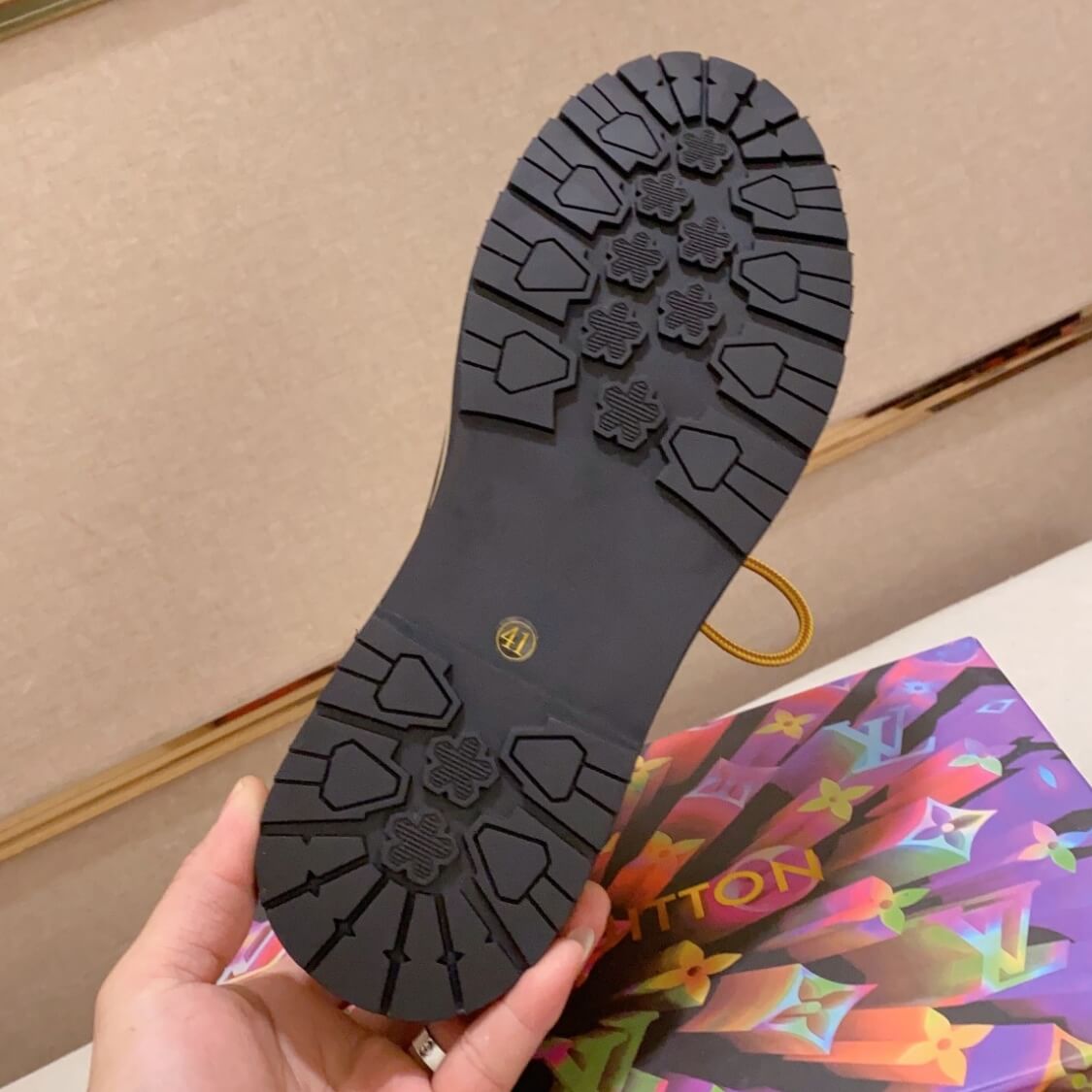 Suede Leather Monogram Shoes 