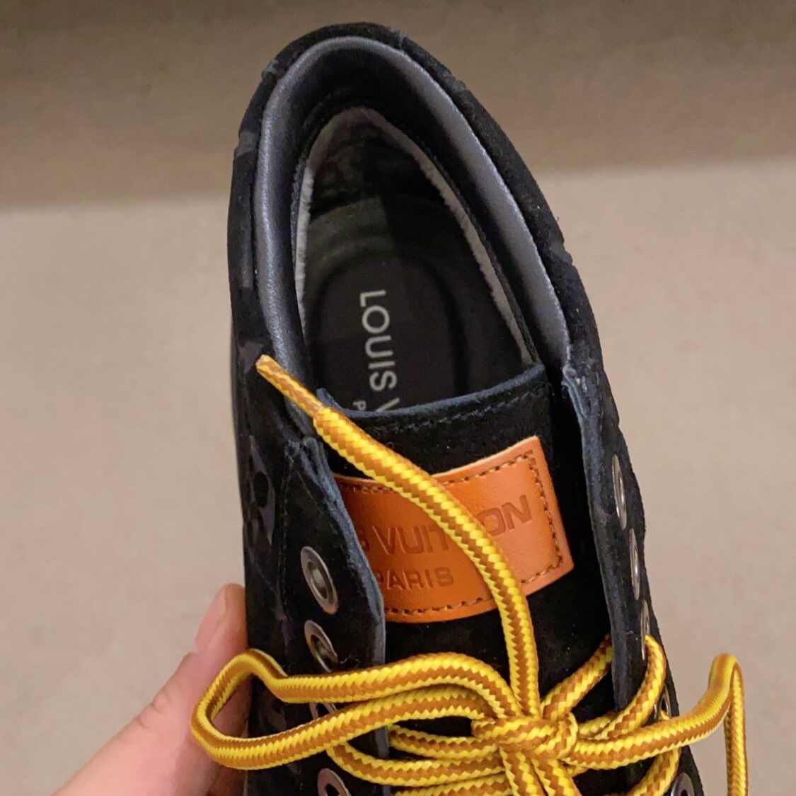 Suede Leather Monogram Shoes 