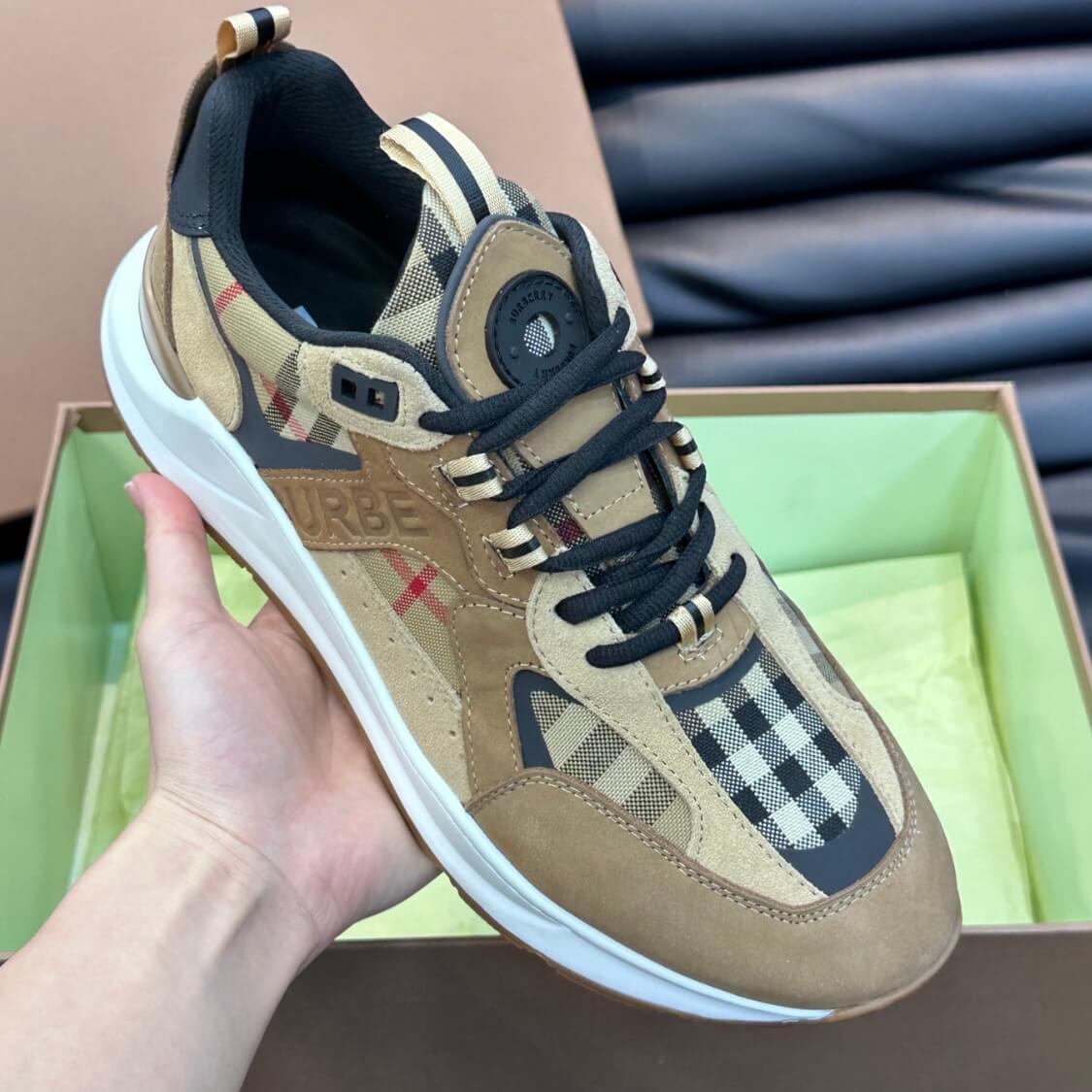Suede Leather Trainer Sneakers 
