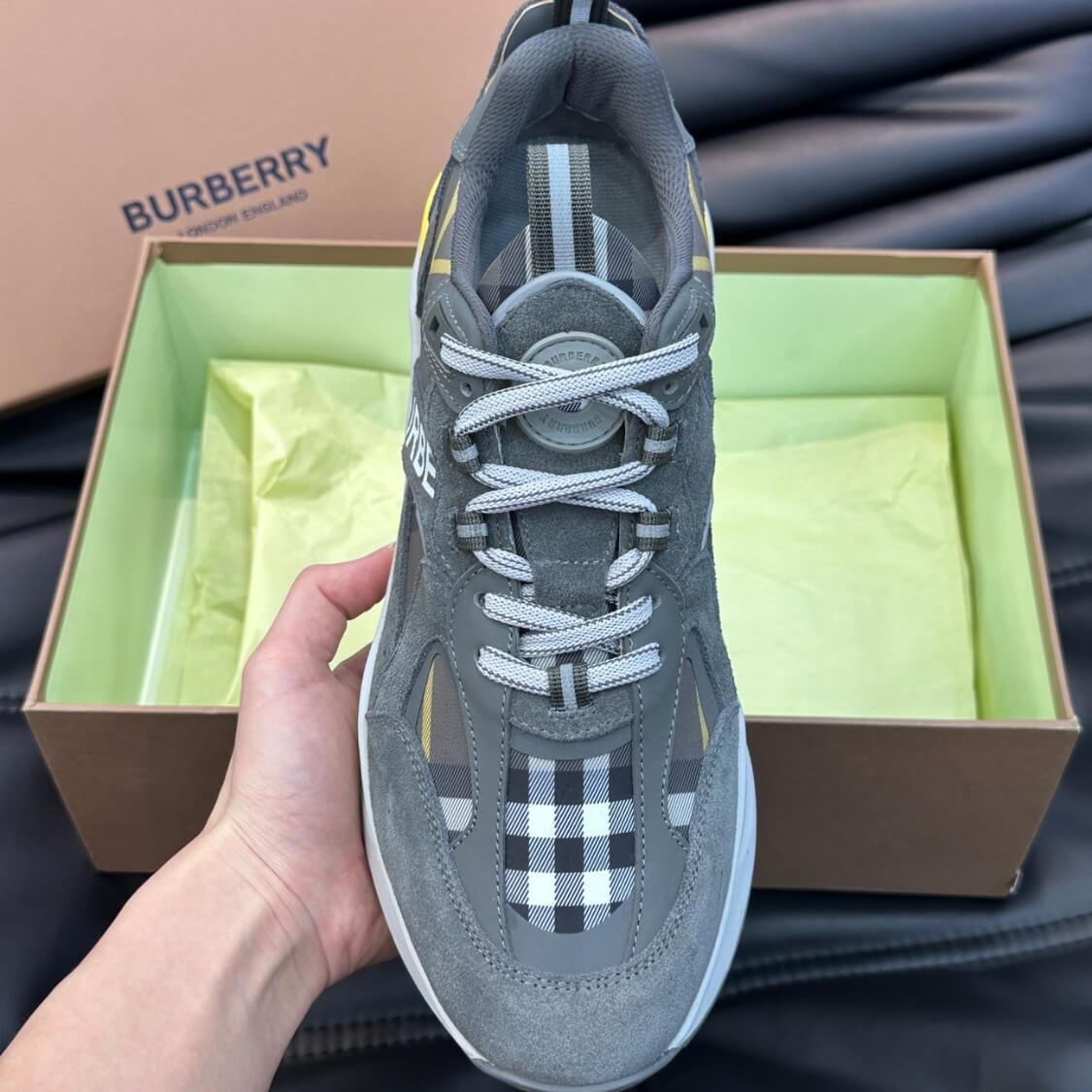 Suede Leather Trainer Sneakers