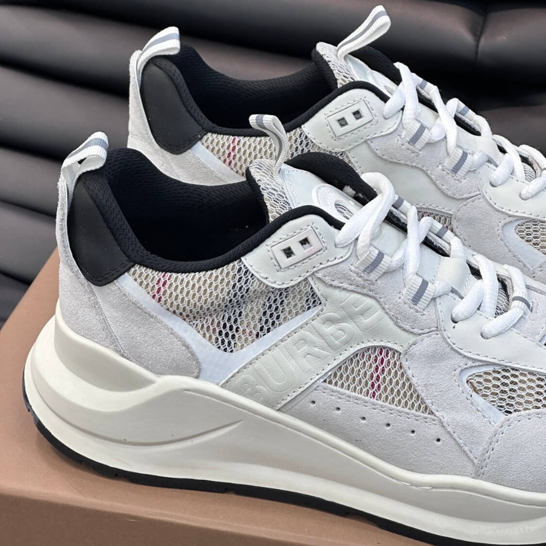 Suede Leather Trainer Sneakers 
