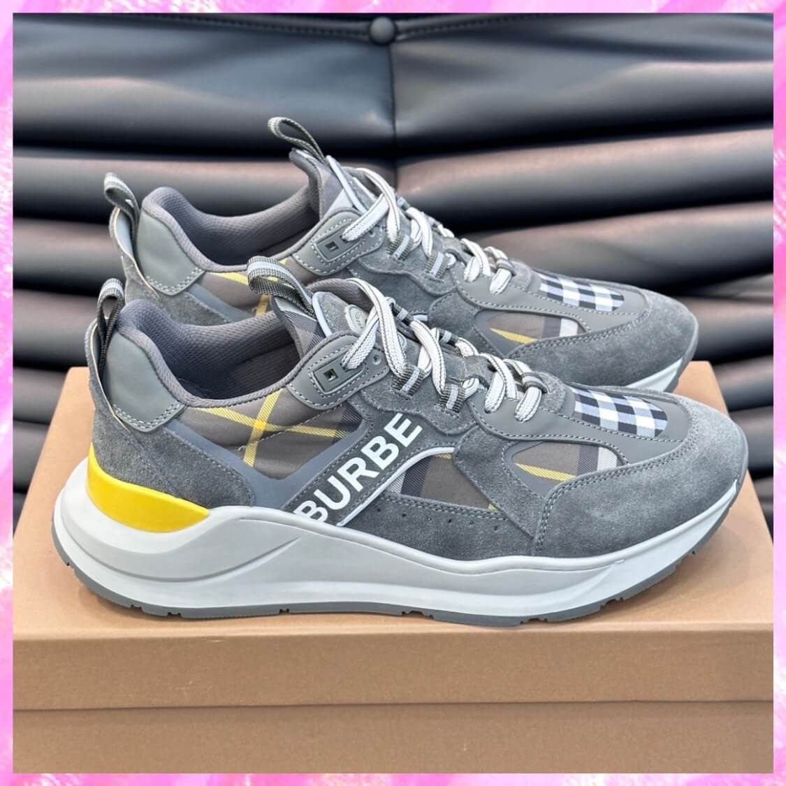 Suede Leather Trainer Sneakers