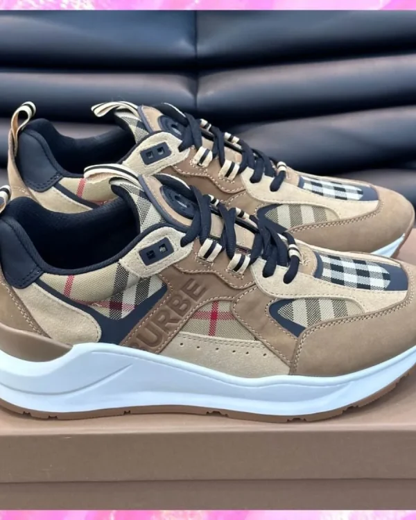 Suede Leather Trainer Sneakers