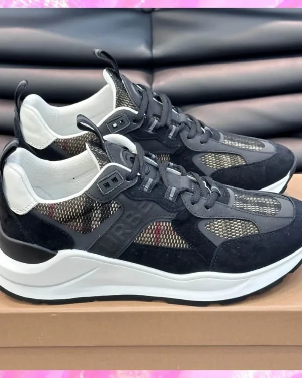 Suede Leather Trainer Sneakers