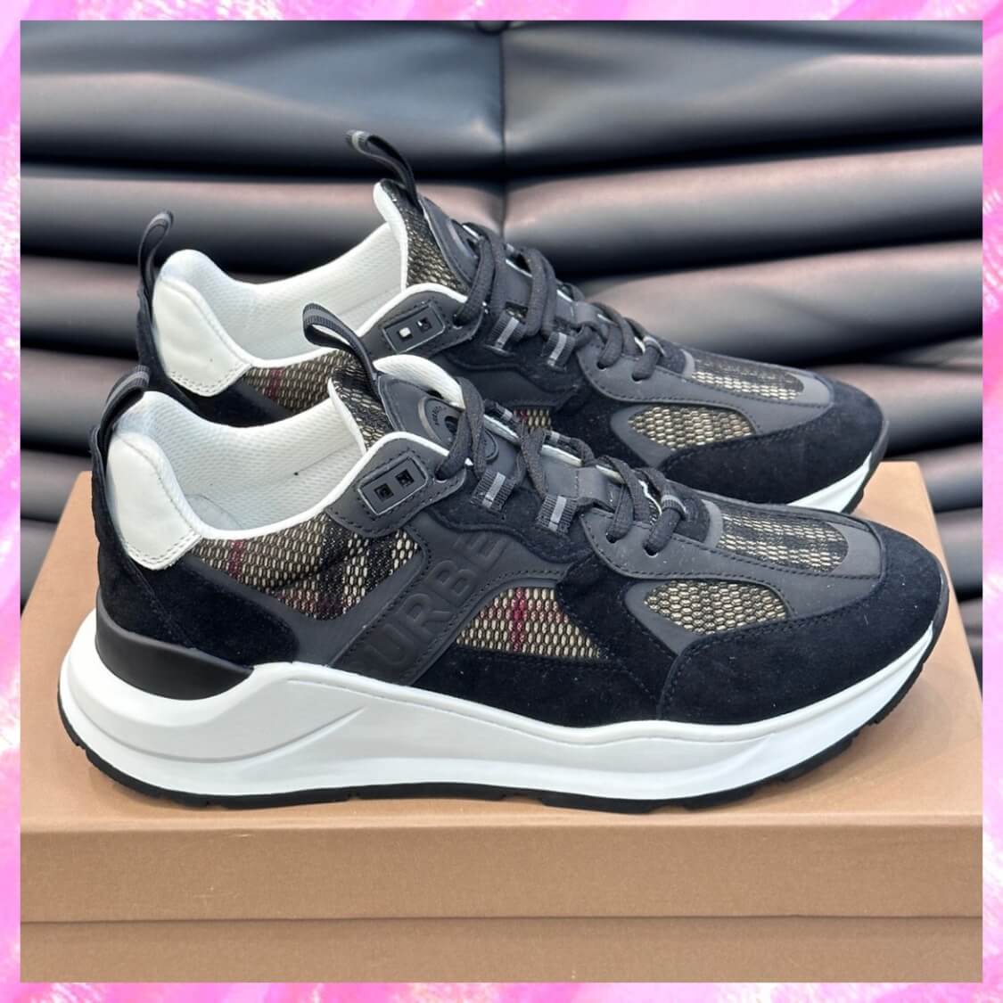 Suede Leather Trainer Sneakers