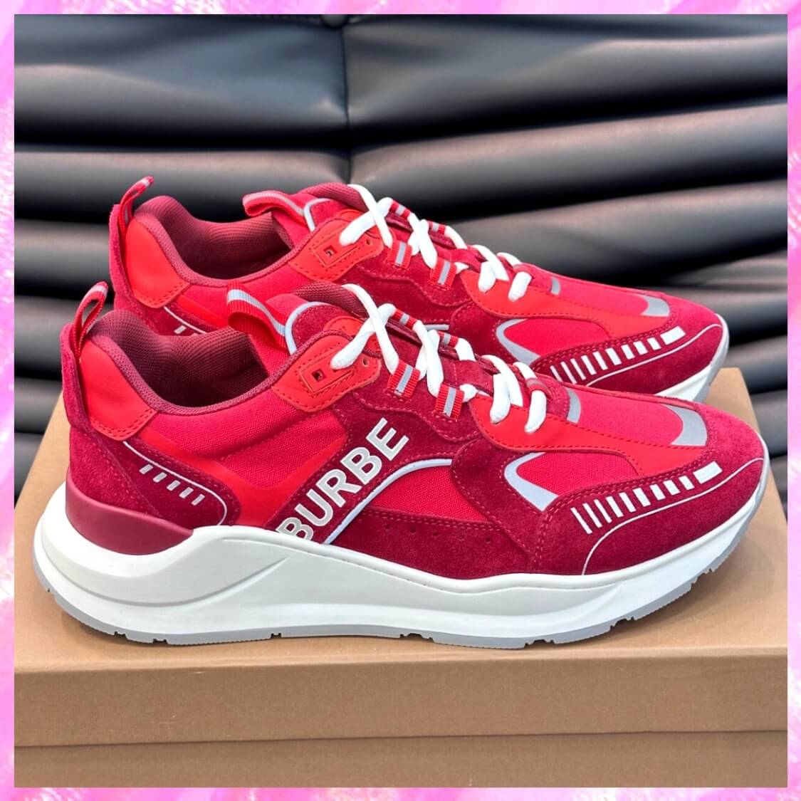 Suede Leather Trainer Sneakers 