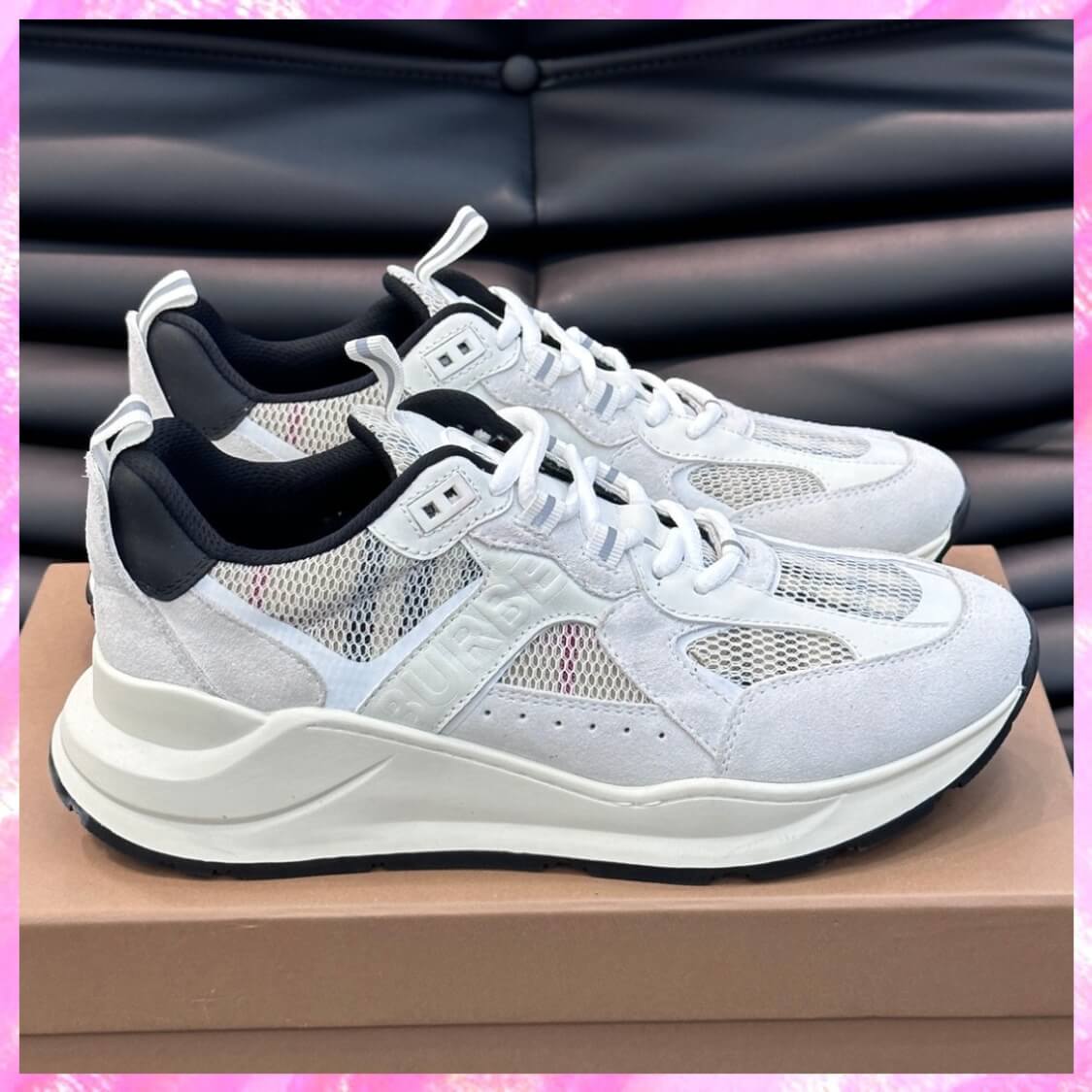 Suede Leather Trainer Sneakers 