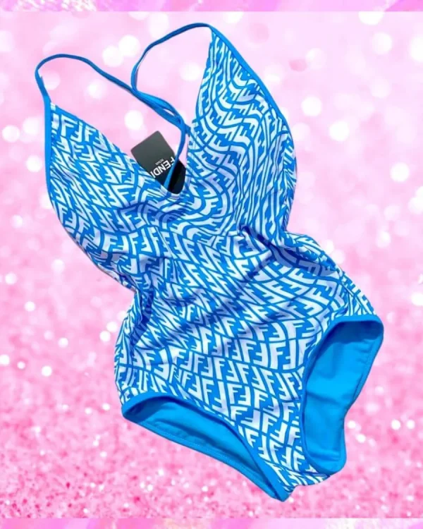 Swirl FF Logo Swimsuit