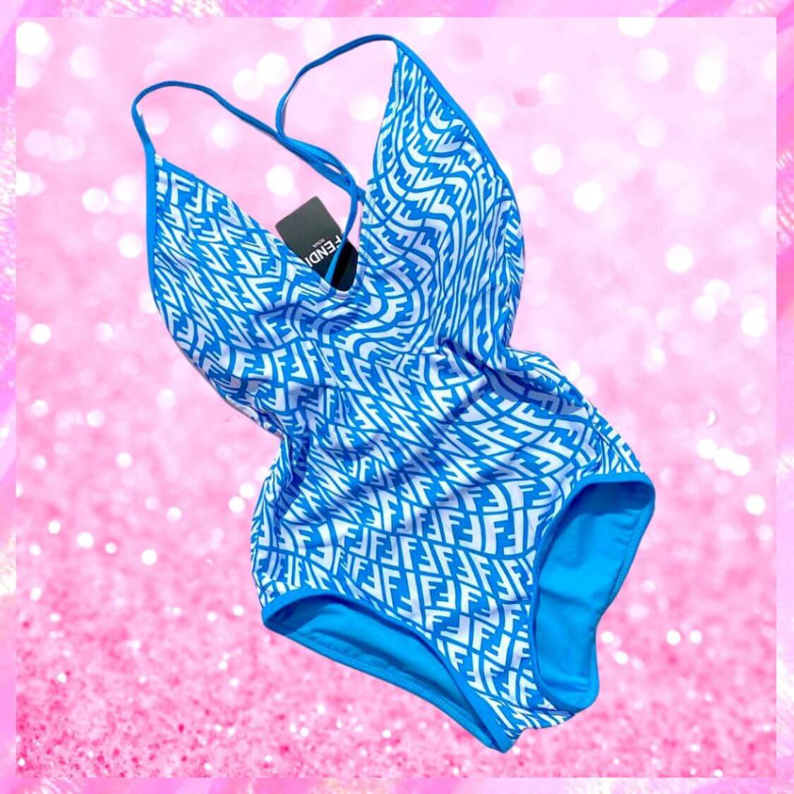 Swirl FF Logo Swimsuit 