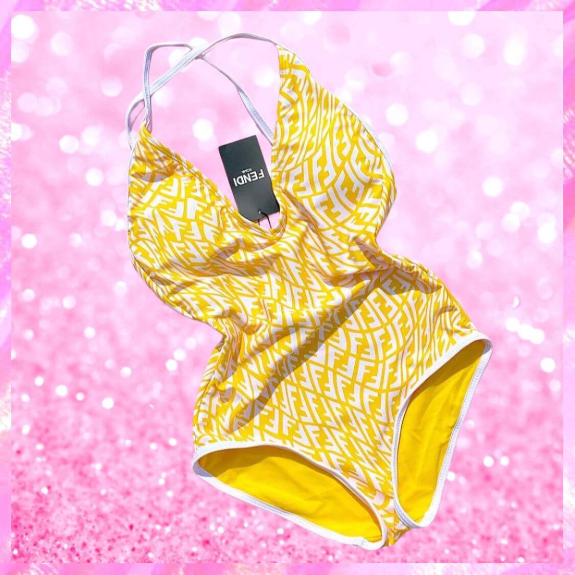 Swirl FF Logo Swimsuit 