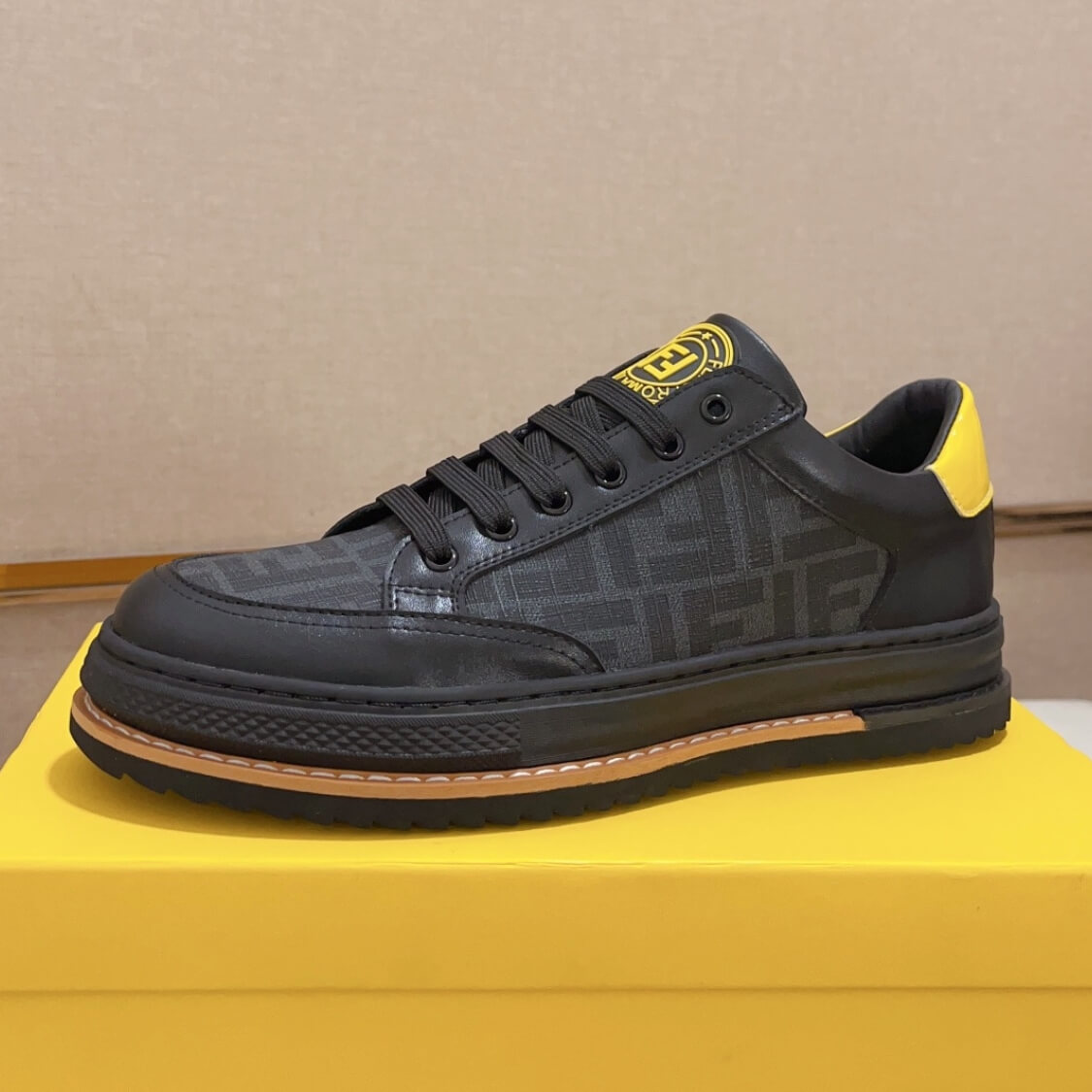 Traction Sole Monogram Sneakers