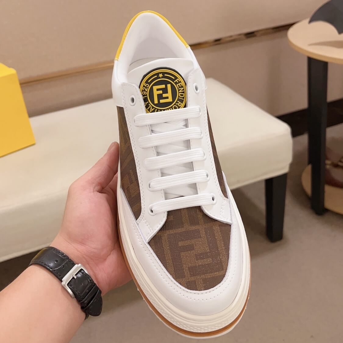 Traction Sole Monogram Sneakers