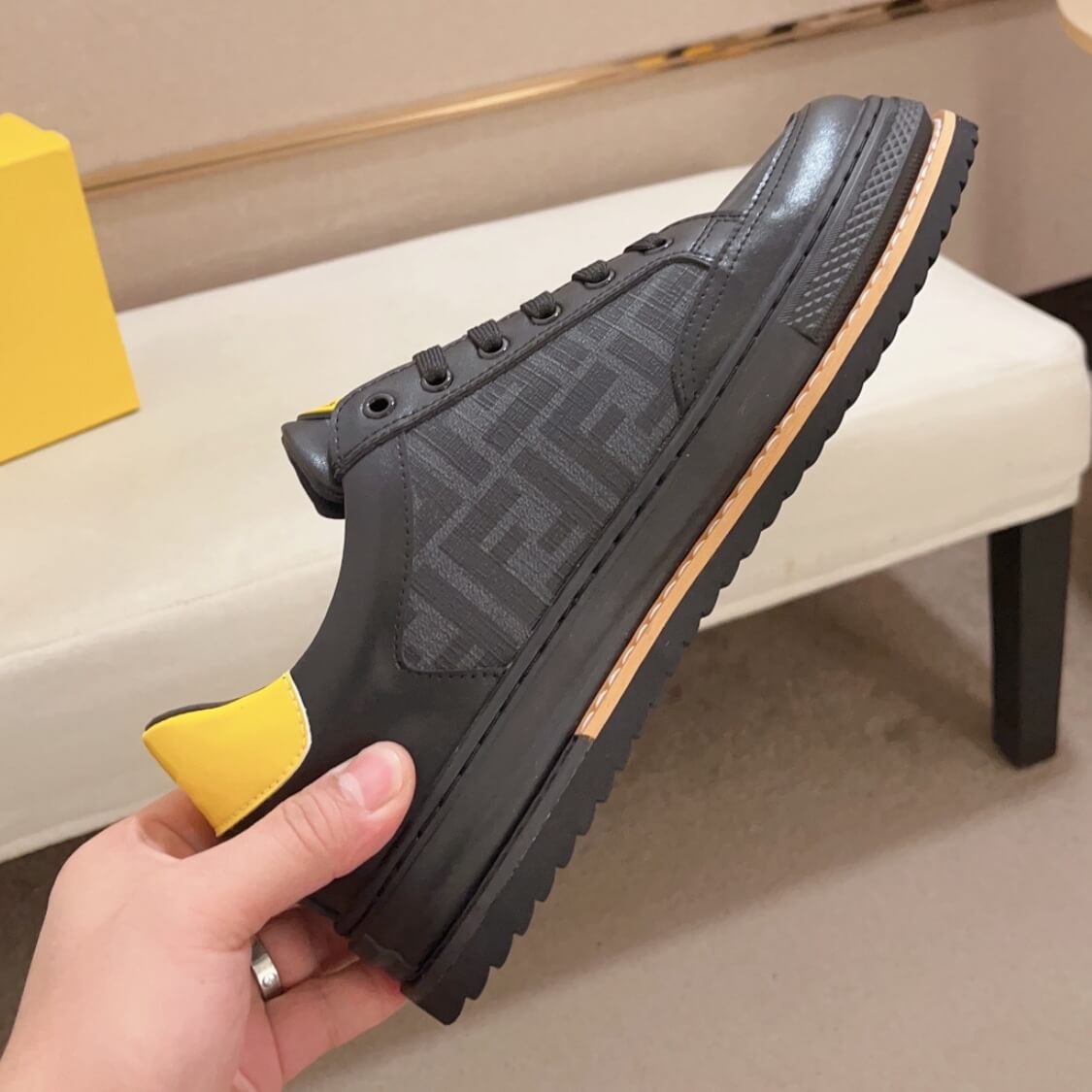 Traction Sole Monogram Sneakers