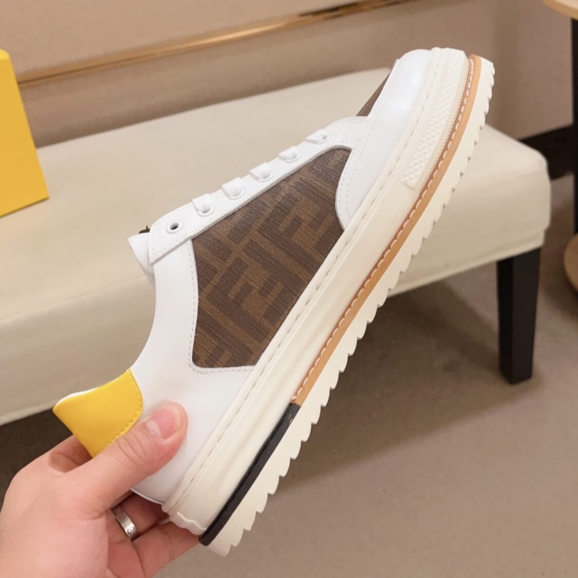 Traction Sole Monogram Sneakers