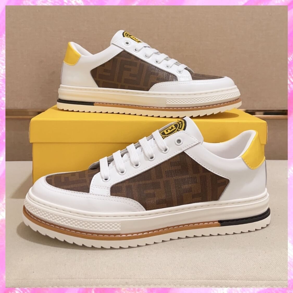 Traction Sole Monogram Sneakers