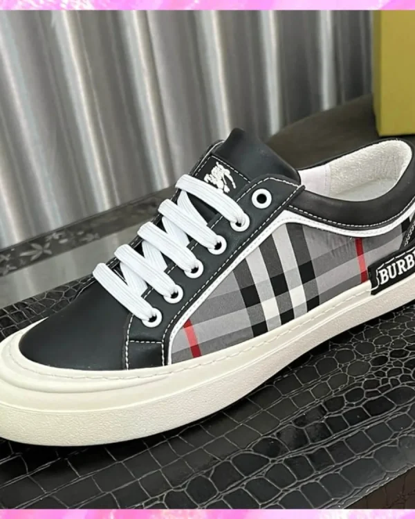 Vintage Plaid Monogram Sneakers