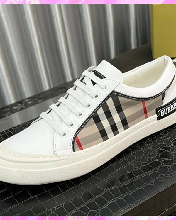 Vintage Plaid Monogram Sneakers