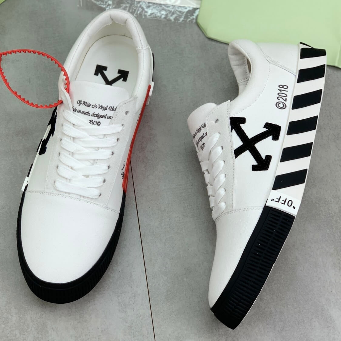Vulcanized Low-Top Sneakers
